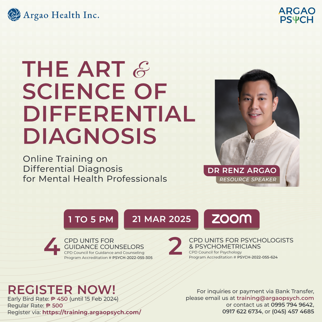 The Art & Science of Differential Diagnosis: Online Training on Differential Diagnosis for Mental Health Professionals