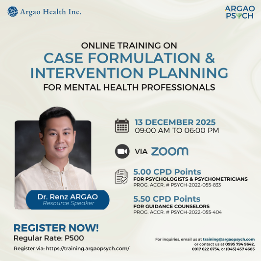 Online Training on Case Formulation and Intervention Planning for Mental Health Professionals