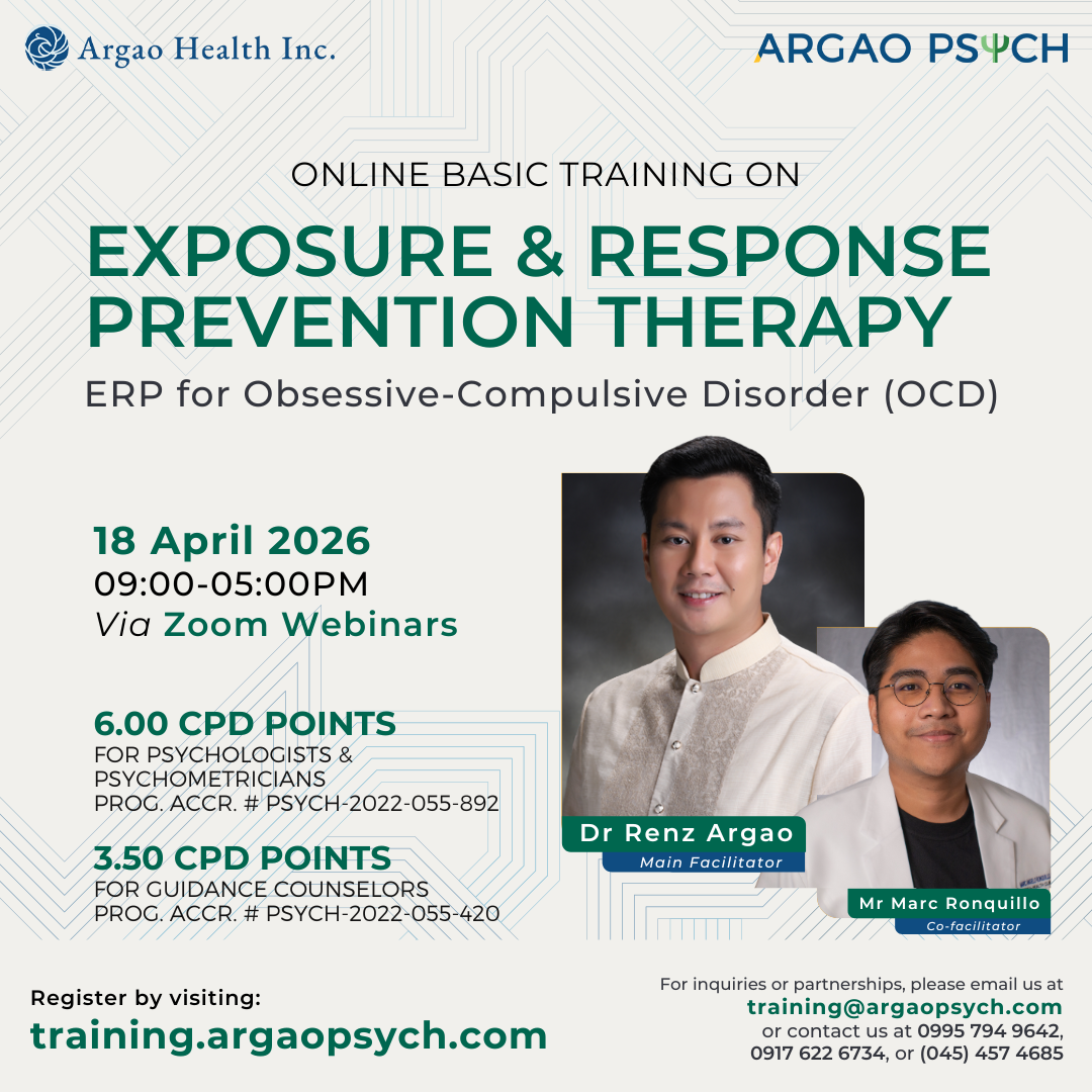 Online Training on Exposure & Response Prevention Therapy for Obsessive Compulsive Disorder (OCD)