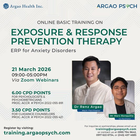 Online Training on Exposure & Response Prevention Therapy (ERP) for Anxiety